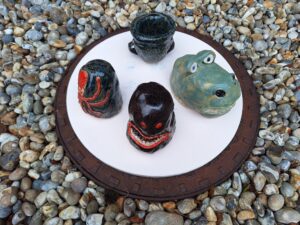 images of ceramics created by adults on probation.