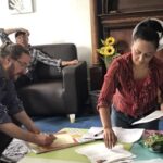 images of music sessions led by Martin Riley