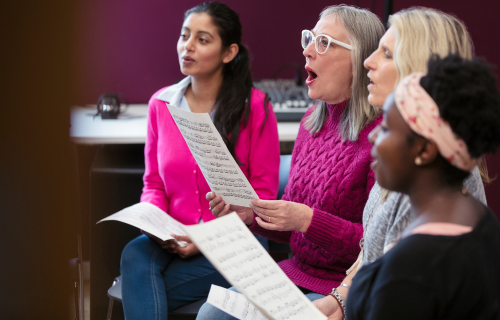 fundraising images (500 x 320 px) ladies singing
